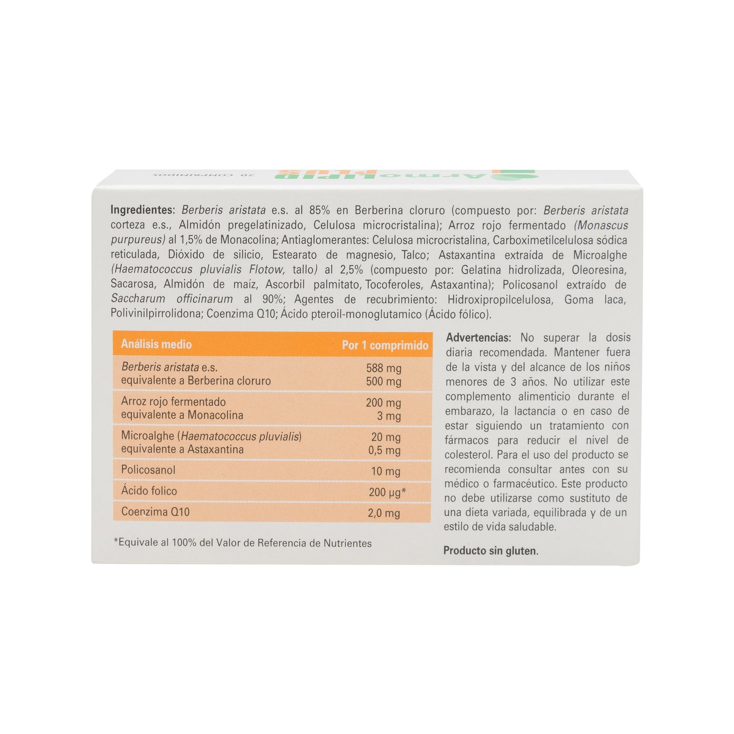 Armolipid Plus 20 Comprimés DocMorris France