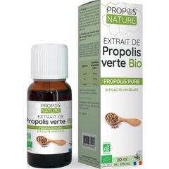 Propos'Nature Extrait de Propolis Verte Bio Hydroalcoolique 20 ml