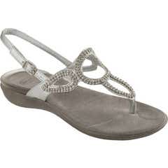 Scholl Sandale Glossy Argent Taille 37 1 Paire
