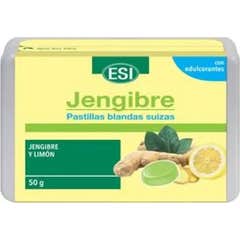 Esi Pastillas Blandas Suizas de Jengibre y Limon 50g