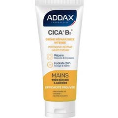 Addax Cica + B5 Crème Réparatrice Intens Mains Très Sèches 50 ml