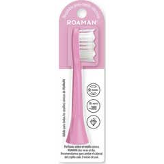 Roaman Recharge Tête Brosse à Dents Électrique Rose 1 ut