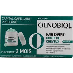 Oenobiol Hair Expert Chute de Cheveux Anti-Âge 2x60comp