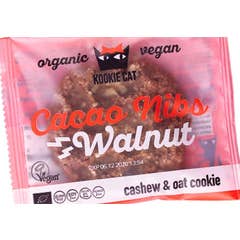 Kookie Cat Biscuit Fèves de Xacao et Noix Bio 50g