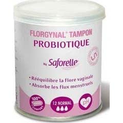 Saforelle Florgynal Tampon Probiotique Normal 12 Tampons