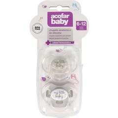 Acofarbaby Sucette Silicone Pierre 0-6m 1ut