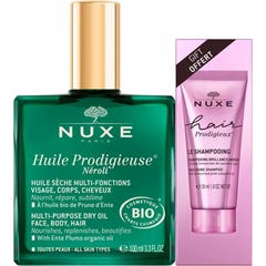 Nuxe Huile Prodigieuse Néroli 100ml + Hair Prodigieux Le Shampoing Brillance Miroir 30ml