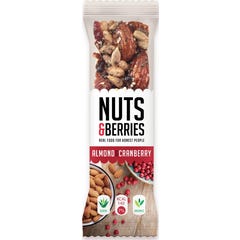Noix et baies Barres aux amandes et aux myrtilles 30g