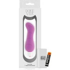 Dolce Vita Vibrateur Point G Silicone Lilas 1 pièce