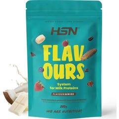 HSN Saborizante en Polvo para Proteínas Lácteas Chocolate Blanco y Coco 200g