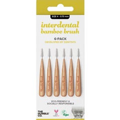 The Humble Co Brosse Interdentaire 0.7mm Bambou 6uts