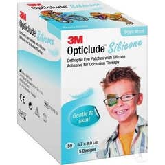 3M Opticlude Pansements Orthoptiques En Silicone Garçon Maxi 50 Unités