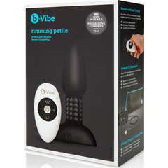 B-Vibe Rimming Petite Black Anal Plug 1ut