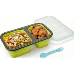 Jata Porta Alimentos De Silicona Plegable Doble *