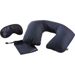 Set d'oreillers de voyage bleus