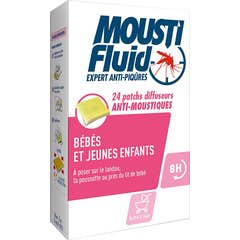 Moustifluid Patchs Diffuseurs Protection Moustiques Enfants & Adultes 24 Patchs