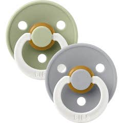 BIBS Colour Glow Tétine Sage Cloud 2 Unités