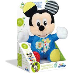 Clementoni Baby Mickey Éclairage en Peluche 1ut