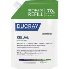 Ducray Kelual Squanorm Shampooing Régulateur Recharge 400 ml