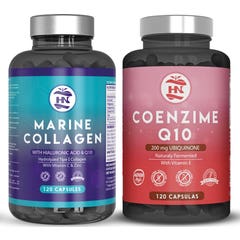 HN Pack Collagène Marin 120 caps + Coenzyme Q10 120 caps