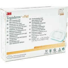 Tegaderm + Pad Pansement Adhésif Stérile 9x10cm 10uts