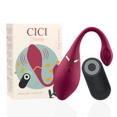 Cici Beauty Premium Silicone Egg Vibrator Remote Control 1ut