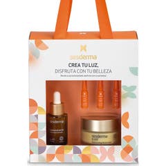 Sesderma Créez Votre Lumière Pack C-Vit Crème + Sérum + 3 Ampoules