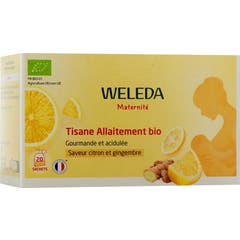 Weleda Tisane Allaitement Bio Citron et Gingembre 20 Sachets