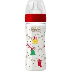 Chicco Biberon Silicona Edicion Navidad +2m 250ml *