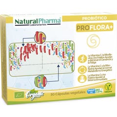 NaturalPharma Probiotique ProFlora+ Post Antibiotique Bio 30caps