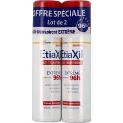 Etiaxil Anti-transpirant spray extrême 96 h 2x150 ml