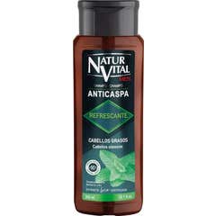 NaturVital Shampooing Antipelliculaire Rafraîchissant Cheveux Gras 300ml