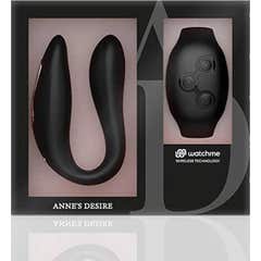 Anne's Desire Dual Pleasure Technologie Watchme Noir 1ut