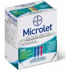 Lancettes Microlet 200 couleurs