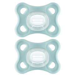 Mam Comfort Sucette Silicone 3-12 Mois Vert 2 uts