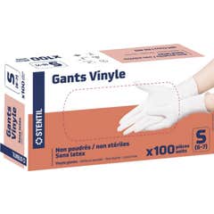 Stentil Gant Vinyle Non Poudré Non Stérile Taille S 100uts