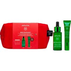 Apivita Coffret Bee Radiant Sérum Éclat 30 ml + Contour des Yeux 15 ml