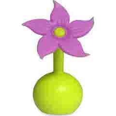 Haakaa Tire-lait Siliconé Fleur Violet 1ut