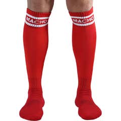 Macho Chaussette Long Taille Unique Rouge 1 Paire