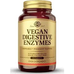 Solgar vegan enzymes digestives végétaliennes 250 comprimés à croquer Solgar vegan enzymes digestives végétaliennes 250 comprimés à croquer