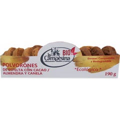 La Campesina Polvorones Cacao Amande Cannelle 190g