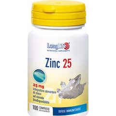 ZINC LONGUE DURÉE 25MG 100CPR