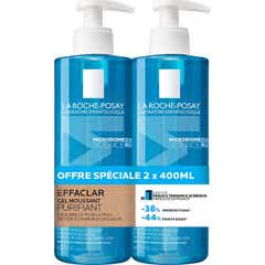 La Roche-Posay Effaclar Gel Moussant Purifiant 2x400 ml