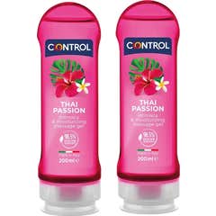 Control Pack Thai Passion Gel de Massage 2x200 ml