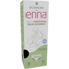 Enna Menstrual Panty Hipster Organic Black Size M 1ut