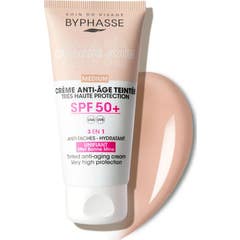 Byphasse Crème Visage Anti-Age Couleur Spf50 #Medium 50ml