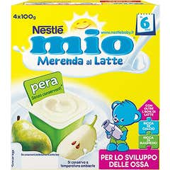 Mio Snack au Lait Goût Poire 4x100g