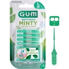GUMs Interdentaires Soft Picks Comfort Flex Menthe Grande 671 40 Unités