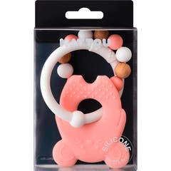 Nattou Mordedor Silicona Raton Rosa 1ud
