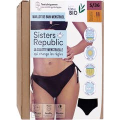 Sisters Republic Bas De Maillot Menstruel Ariel Absorption Medium Noir S/36